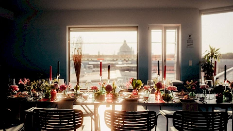 Raum mieten für Geburtstagsfeier München mit wunderschönen Rundumblick