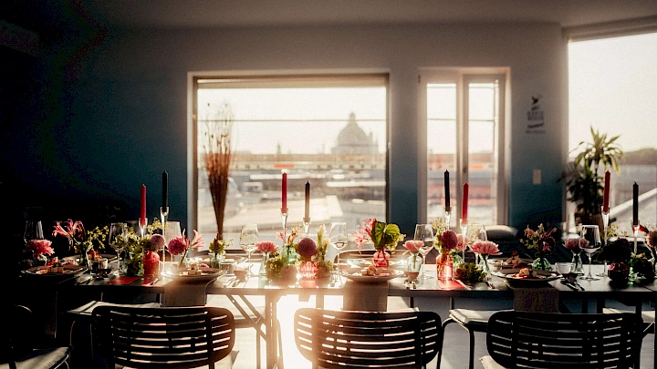 Raum mieten für Geburtstagsfeier München mit wunderschönen Rundumblick